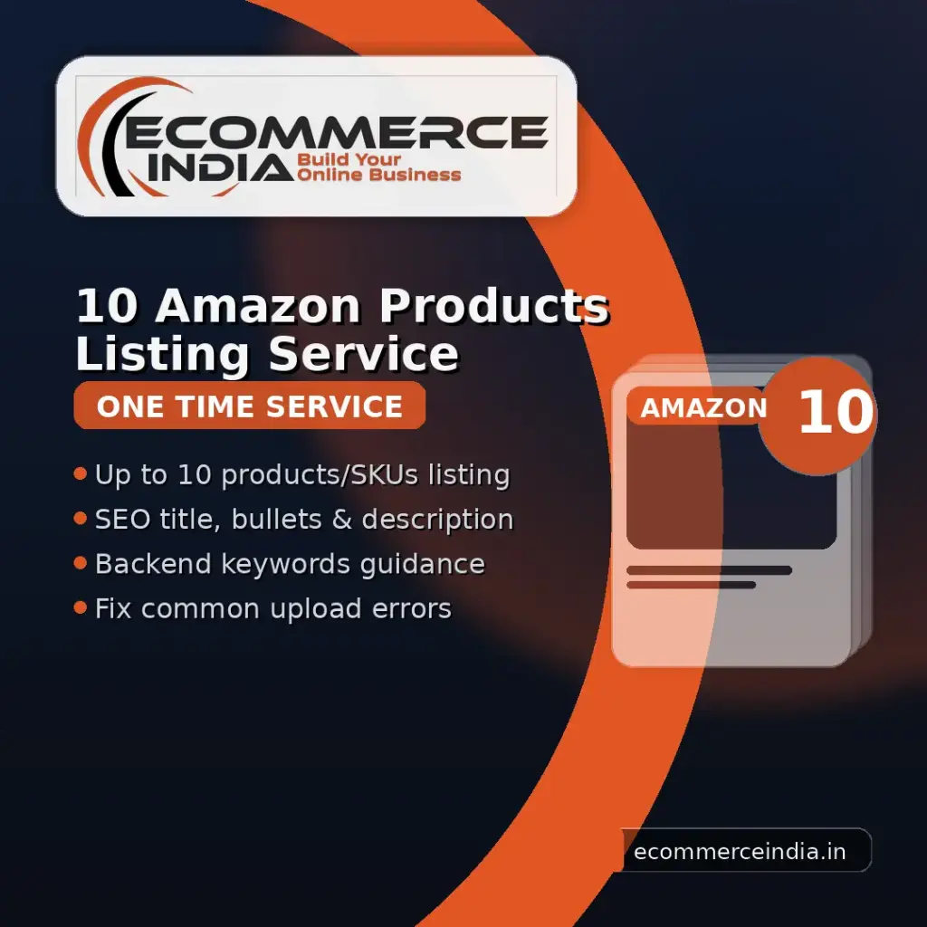 10 Amazon Products Listing Service [One-Time Service]